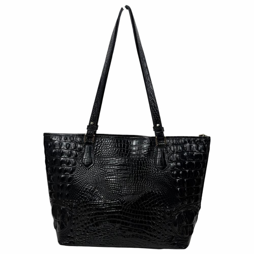Brahmin Medium Asher Melbourne Tote Bag Shoulder Bag Black - Picture 4 of 15